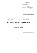 Разработка стандартов организации − СТО пример фото образец